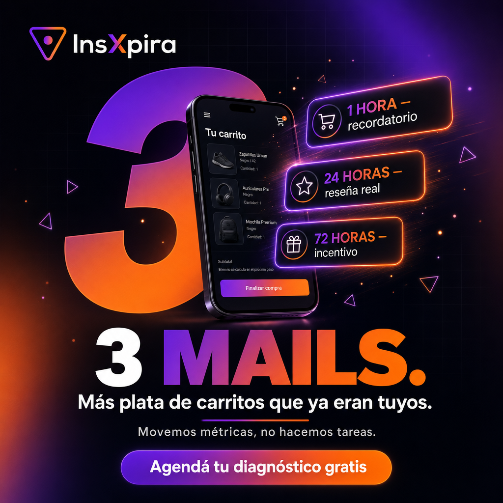 Flyer educativo de InsXpira, generado y publicado por CM Fácil