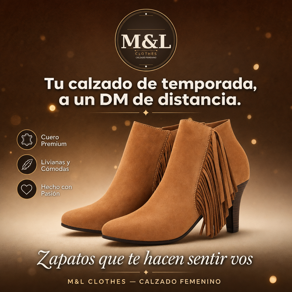 Flyer institucional de MyL Clothes, generado y publicado por CM Fácil